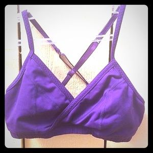 Lululemon Purple Cross Strap Sports Bra Small